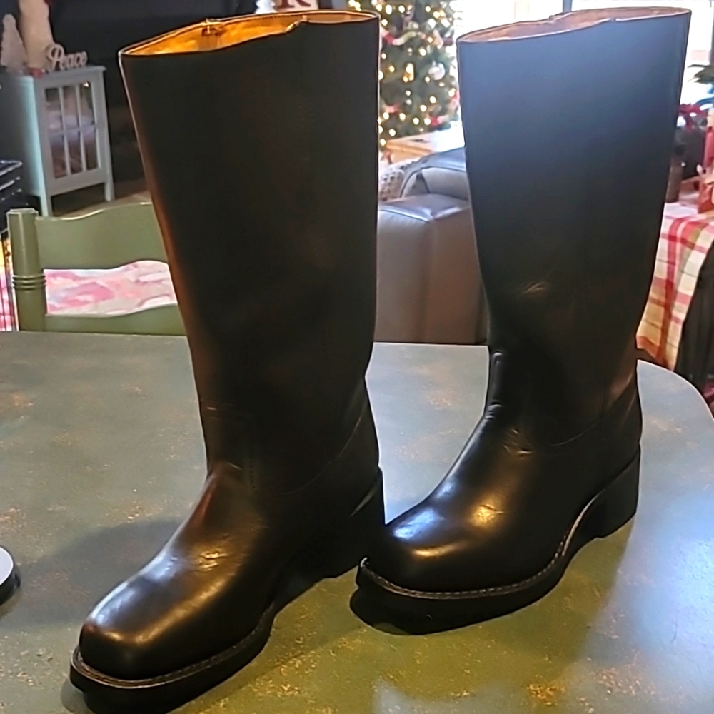 Frye Leather Black Boots